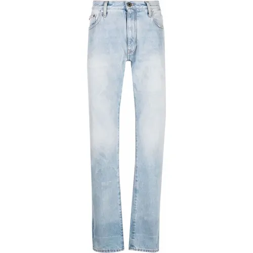 Gerade Jeans , Herren, Größe: W32 - Off White - Modalova
