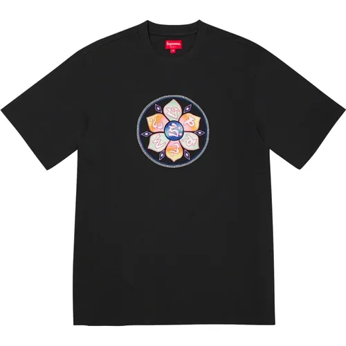 Lotus Schwarzes Kurzarm-Top Supreme - Supreme - Modalova