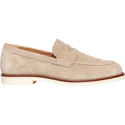 Loafer Moccasins for Men , male, Sizes: 7 1/2 UK, 9 1/2 UK - Hogan - Modalova