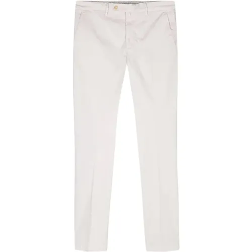 Trousers Cream , male, Sizes: W33, W38 - Borrelli - Modalova