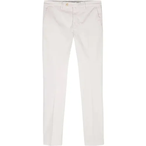 Trousers Cream , male, Sizes: W33, W38, W34 - Borrelli - Modalova