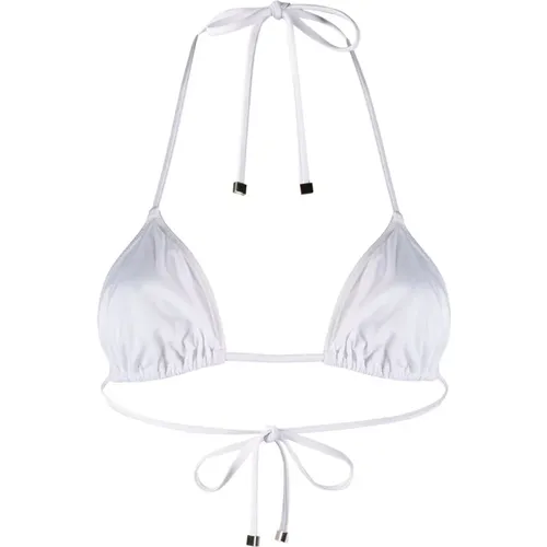 Bikini triangle top , female, Sizes: M - Dolce & Gabbana - Modalova
