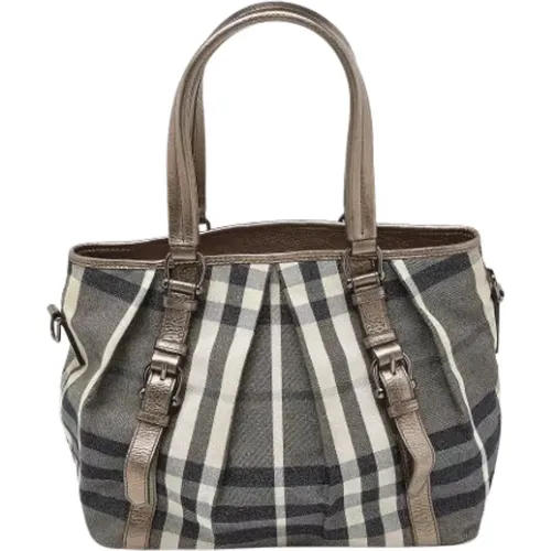 Pre-owned Leather totes , female, Sizes: ONE SIZE - Burberry Vintage - Modalova