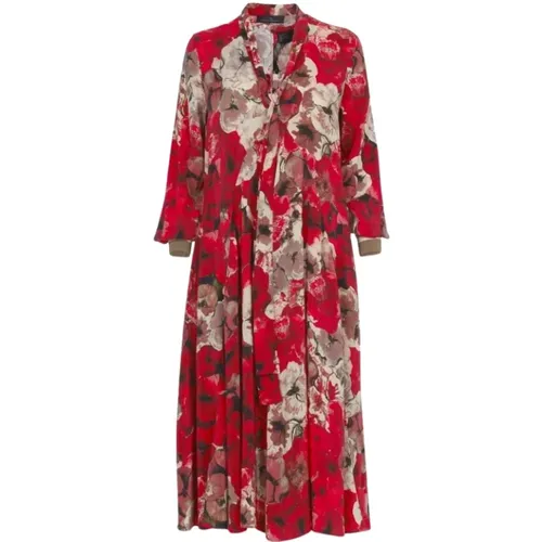 Floral Bouquet Print A-Line Dress , female, Sizes: XS - Carolina Herrera - Modalova