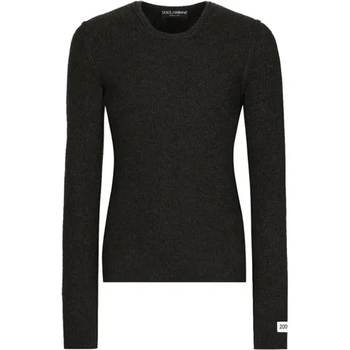 Graue Pullover mit Umgekehrten Nähten - Dolce & Gabbana - Modalova