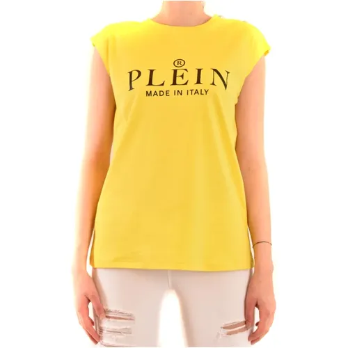 T-Shirt Paac Wtk2187 Pjy002N09 , female, Sizes: XS - Philipp Plein - Modalova