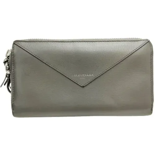 Pre-owned Leather wallets , female, Sizes: ONE SIZE - Balenciaga Vintage - Modalova