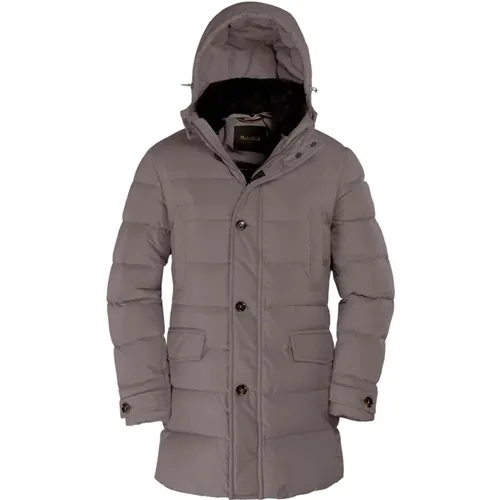 Padded Jackets Taupe , male, Sizes: XL - Moorer - Modalova