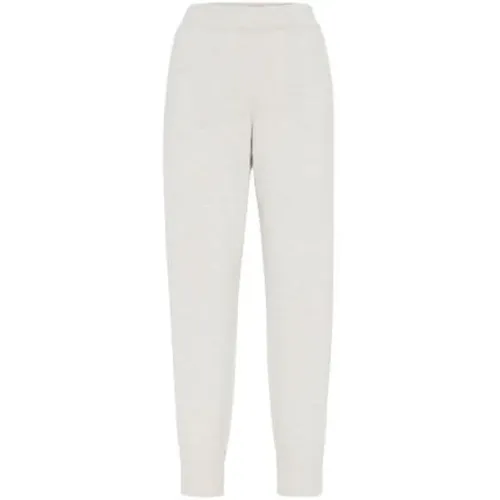 Stylish Jogging Punto Pants , female, Sizes: XS, S, M - BRUNELLO CUCINELLI - Modalova