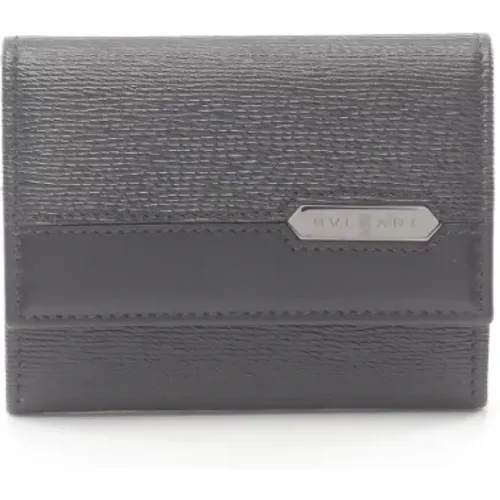 Pre-owned Leather wallets , female, Sizes: ONE SIZE - Bvlgari Vintage - Modalova