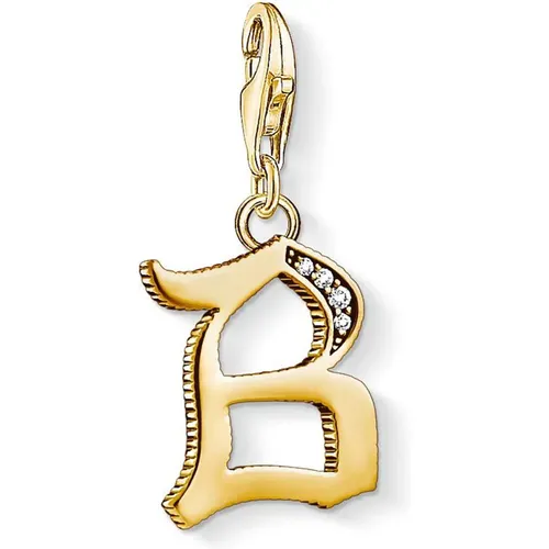 Damen Charm-Anhänger Buchstabe B gold 1608-414-39 - Thomas Sabo - Modalova