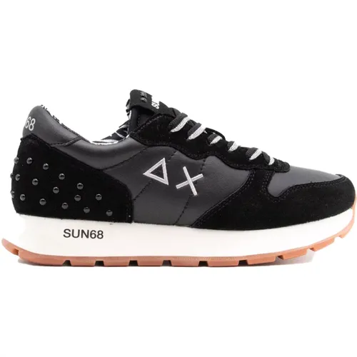 Schwarze Ally Studs Sneakers , Damen, Größe: 37 EU - Sun68 - Modalova