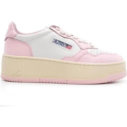 Blush Bride Low Platform Sneakers , female, Sizes: 6 UK - Autry - Modalova