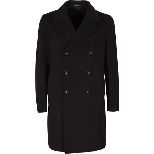 Double-Breasted Coats , male, Sizes: XL, 2XL - Tagliatore - Modalova