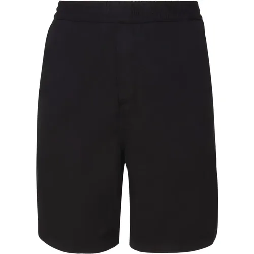 Schwarze Baumwoll-Shorts mit elastischem Bund - Carhartt WIP - Modalova