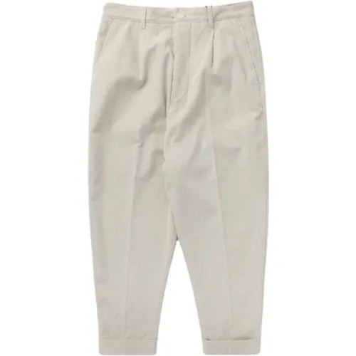 Corduroy Carrot Pants with Pleats , male, Sizes: M - Ami Paris - Modalova