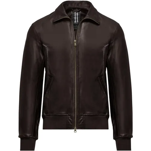 Iconic Leather Jacket Spring Version , male, Sizes: M, XS - BomBoogie - Modalova