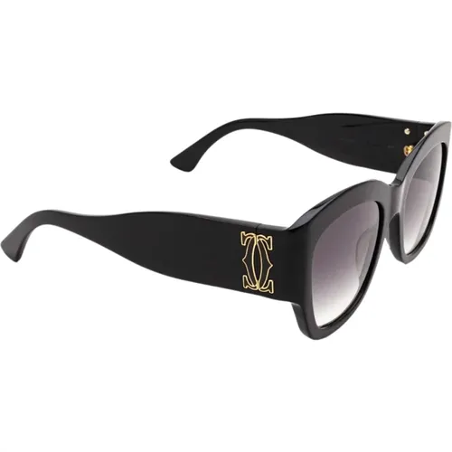 Ct0304S 001 Sonnenbrille,Braun/Havanna Sonnenbrille, vielseitig und stilvoll,Sunglasses,Rote Sonnenbrille für den täglichen Gebrauch - Cartier - Modalova