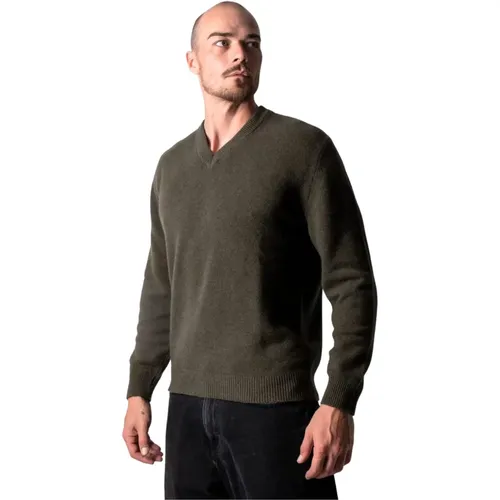 V-neck Knitwear , male, Sizes: M/L - Daniele Fiesoli - Modalova