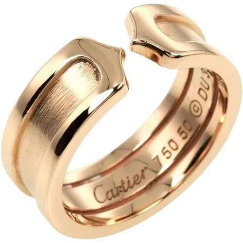 Pre-owned Metal rings , female, Sizes: ONE SIZE - Cartier Vintage - Modalova