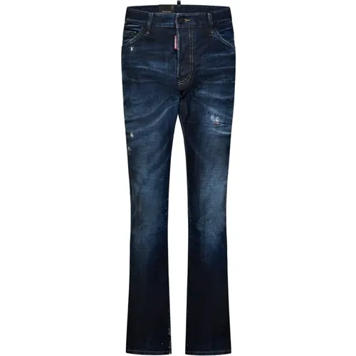 Dark Slim Fit Jeans , male, Sizes: XL, S, 2XL, M, L - Dsquared2 - Modalova