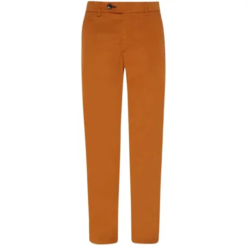 Tencel Cotton Chino Pants Solid , Herren, Größe: W32 - Vilebrequin - Modalova