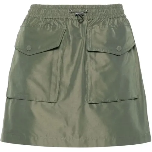 Cargo Pocket Skirt , female, Sizes: 2XS - Moncler - Modalova