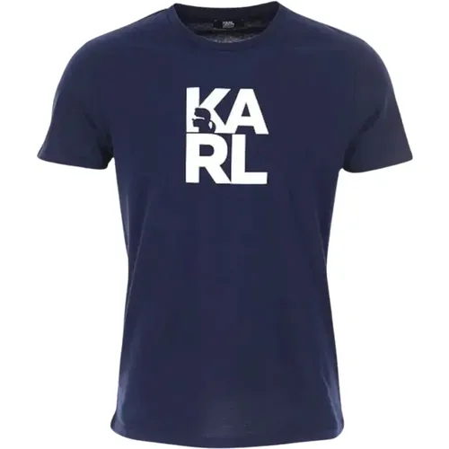 T-Shirts , male, Sizes: 2XL - Karl Lagerfeld - Modalova
