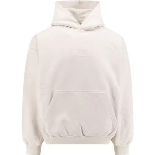 Sweatshirt Hoodie Logo Embroidery , male, Sizes: M, L, XL, S - Balenciaga - Modalova