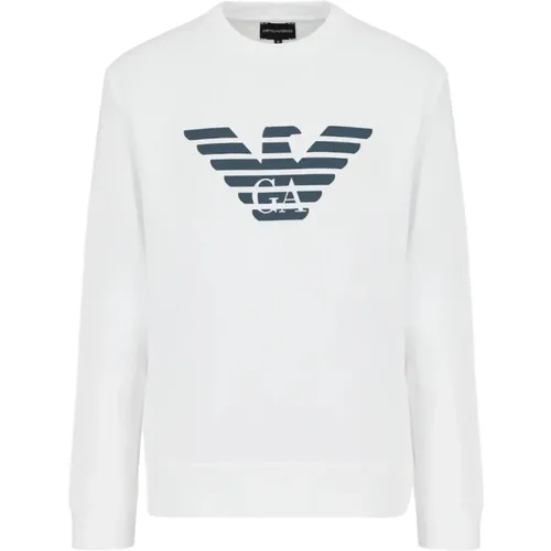 Classic Crewneck Sweatshirt , male, Sizes: XS, XL, M, L, S, 2XL - Emporio Armani - Modalova