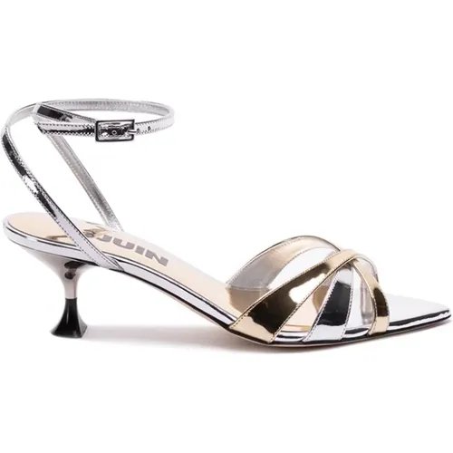 Silver Kyara 055 Lais Sandals , female, Sizes: 5 1/2 UK, 4 1/2 UK, 7 UK - 3Juin - Modalova