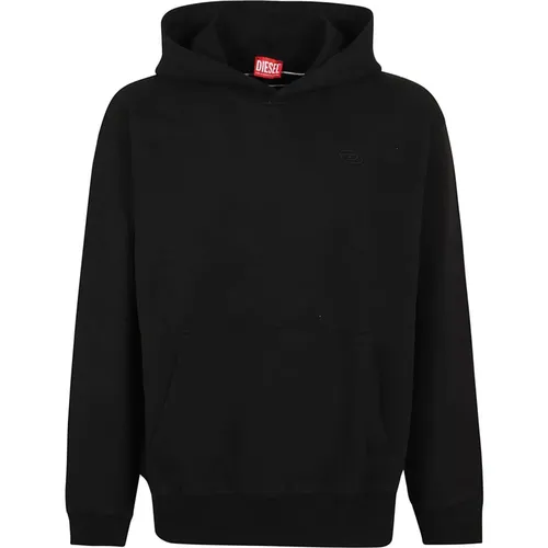 Sweatshirt Aw24 Oval D Embroidery , male, Sizes: XL, M, L, S - Diesel - Modalova