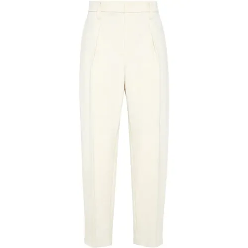 Trousers Aw24 , female, Sizes: S, XS, M - BRUNELLO CUCINELLI - Modalova