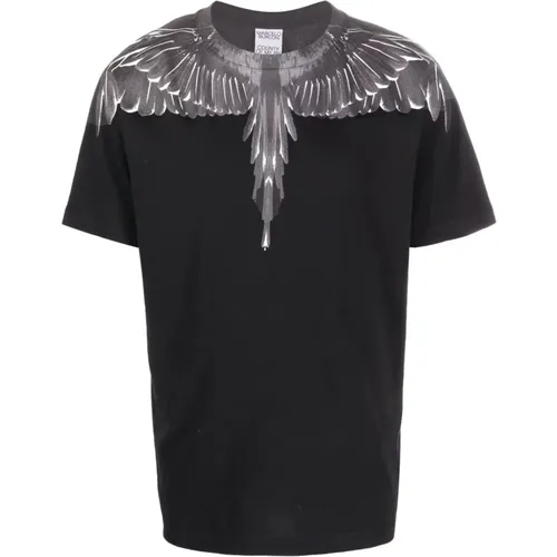 Icon Wings Regular T-Shirt , Herren, Größe: 2XL - Marcelo Burlon - Modalova