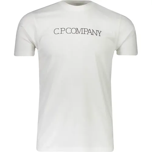 Stilvolles Logo T-Shirt , Herren, Größe: 2XL - C.P. Company - Modalova