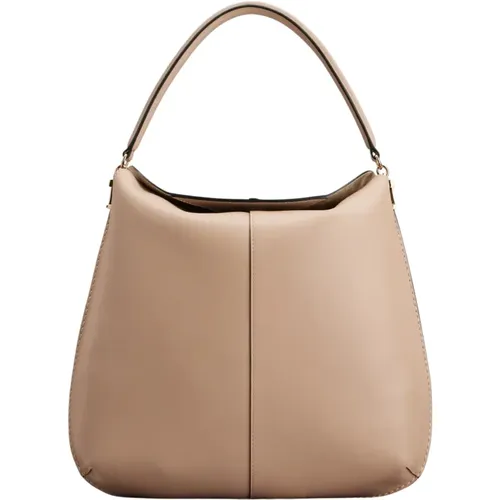 Große Leder T Case Hobo Tasche - TOD'S - Modalova