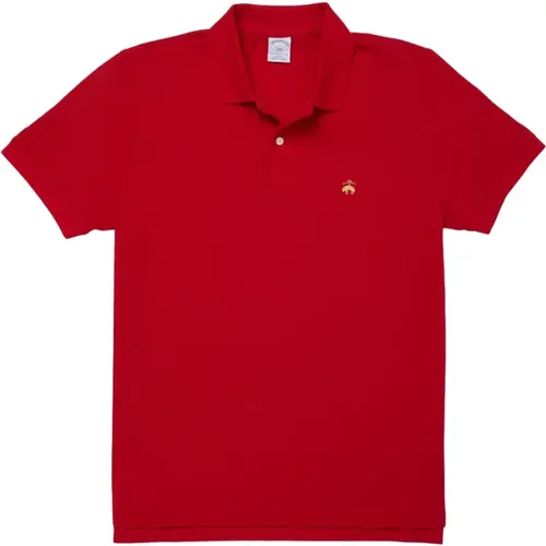 Slim-Fit-Kurzärmel-Pik-Polo-Hemd,Slim-fit Kurzarm Piqué Polo Shirt,Slim-Fit-Kurzärmel--Polo-Hemd - Brooks Brothers - Modalova