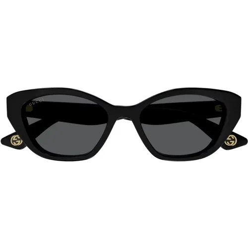 Stylish Linea Lettering Sunglasses , female, Sizes: 54 MM - Gucci - Modalova