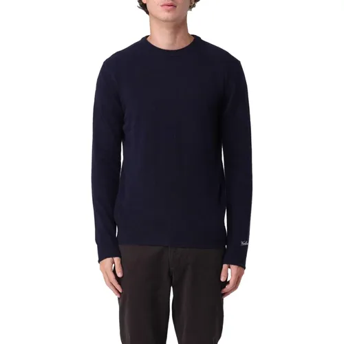 Klassischer Lambswool Crewneck Pullover , Herren, Größe: 2XL - Woolrich - Modalova