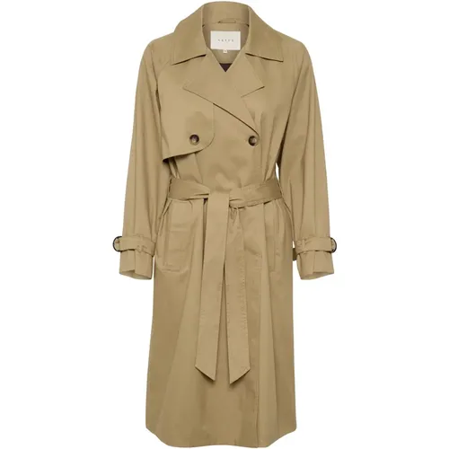Classic Trenchcoat Jacket , female, Sizes: L, 2XL, XL - Kaffe - Modalova