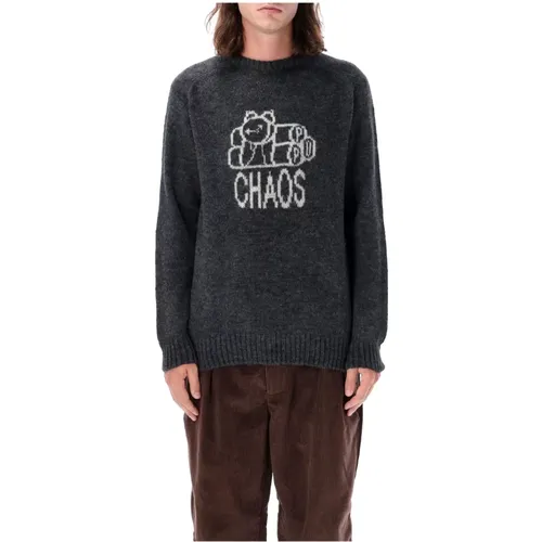 Anthrazit Strickchaos Pullover Aw24 - Pop Trading Company - Modalova