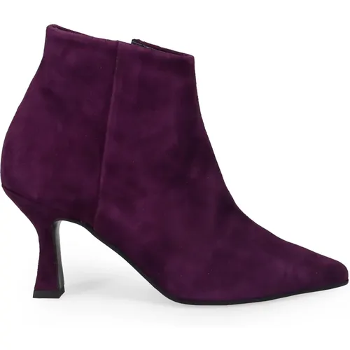 Elegant Suede Ankle Boots , female, Sizes: 7 UK, 5 UK, 4 UK, 6 UK - Sangiorgio - Modalova