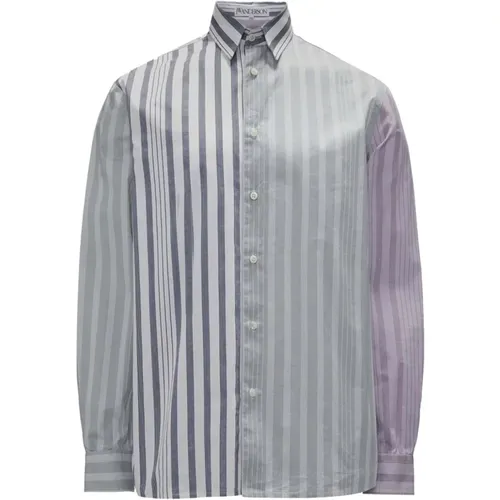 Striped Shirt - Cotton , male, Sizes: M, L, XL, S - JW Anderson - Modalova