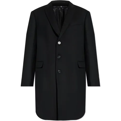 Wool Coat , male, Sizes: XL, M, 2XL, S, 3XL - Emporio Armani - Modalova