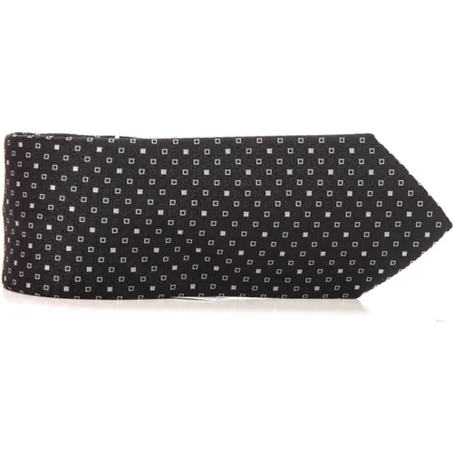 Plain Silk Tie , male, Sizes: ONE SIZE - Canali - Modalova