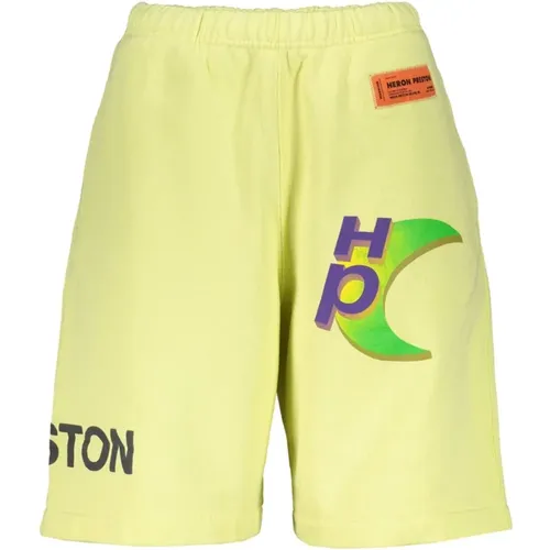 Gelbe Baumwollshorts Ss22 , Herren, Größe: M - Heron Preston - Modalova