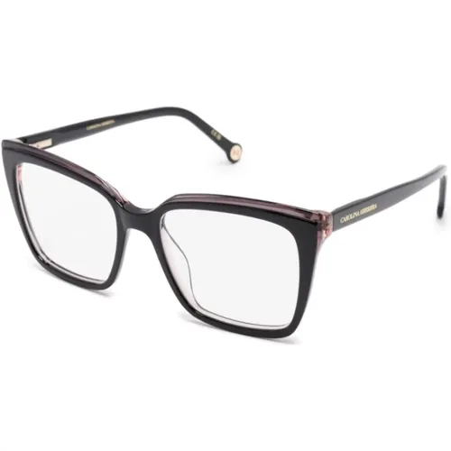 Schwarze Optische Brille Stilvoll und vielseitig - Carolina Herrera - Modalova