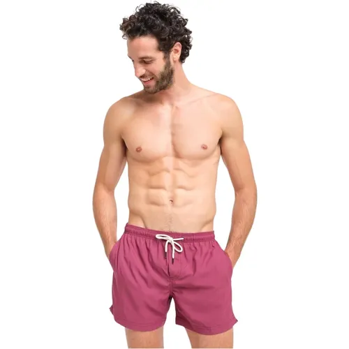 Red Micro Elastic Swimwear , male, Sizes: XL, 2XL, M, L, S - Peninsula - Modalova