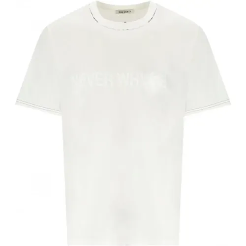 Weißes T-Shirt Nie Baumwolle , Herren, Größe: L - Premiata - Modalova