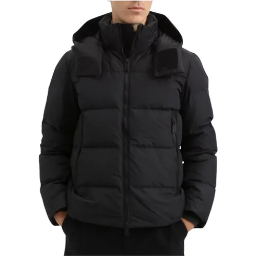 Kleidung Jacken,Kapuzen Pufferjacke Schwarz - add - Modalova